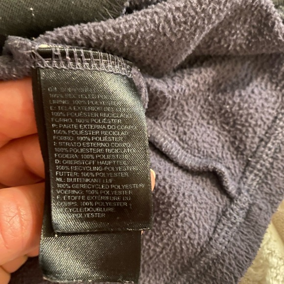 The North Face Fleece quarter zip Purple pockets small sku073 - Picture 10 of 11